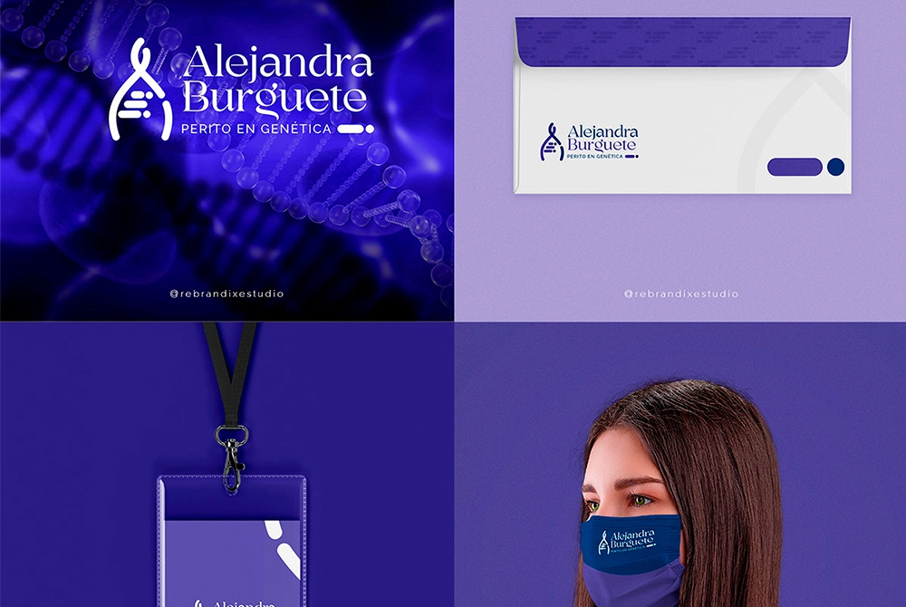Diseño de imagen corporativa perito en genetica en tuxtla gutiérrez