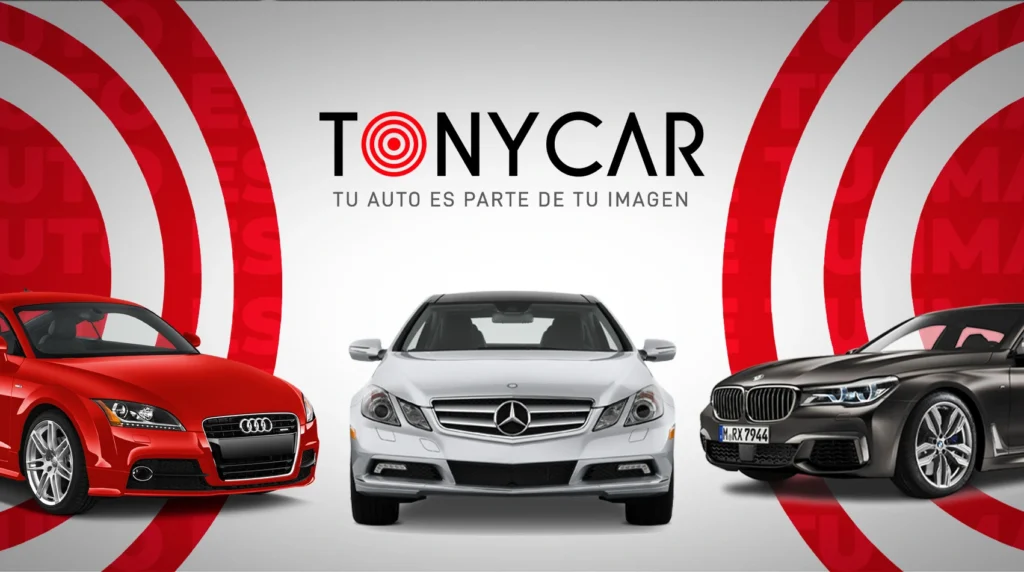 Rediseño de logotipo de Tony Car: antes y después